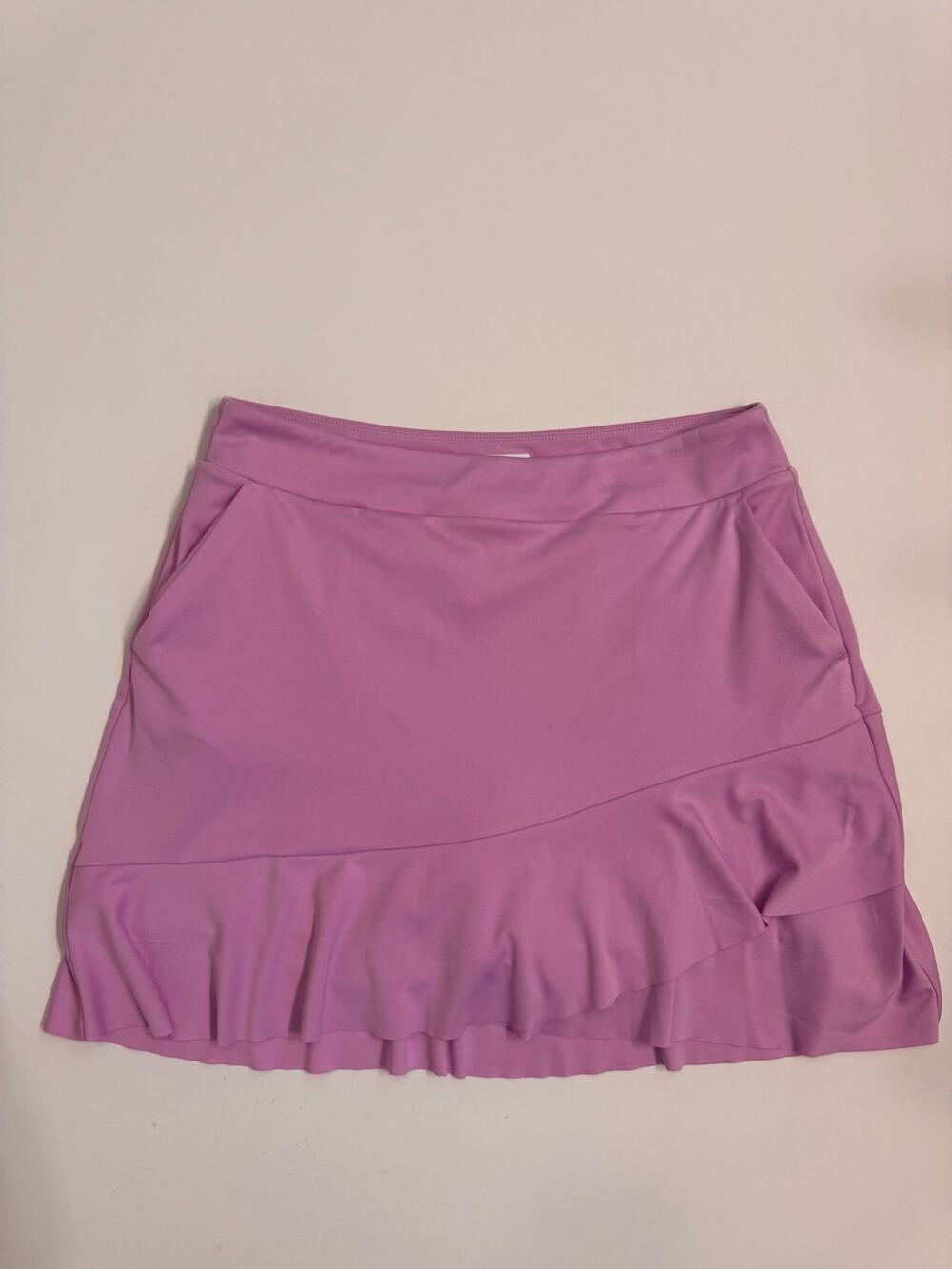 Greg Norman GN Collection Women's Light Purple Flounce Skort Size M Play Dry
